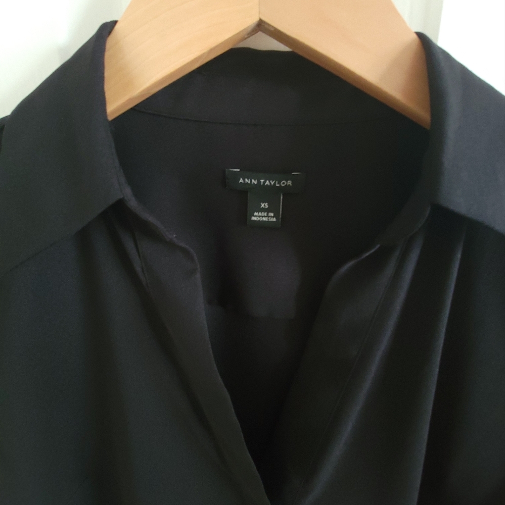 Ann Taylor Cream and Black Blouses (NWOT Black, NWT Cream) - Picture 8 of 16